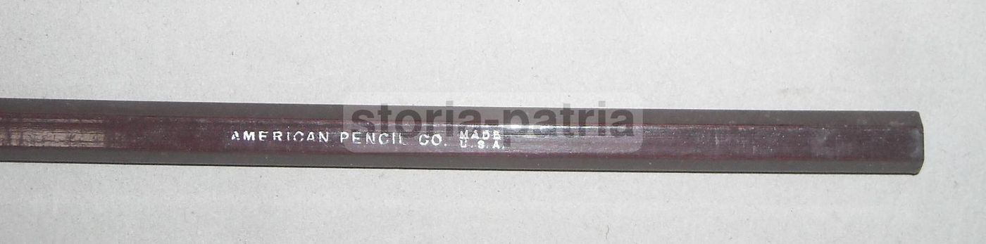 Matita Pubblicitaria Vintage American Pencil Rosso Blu Anni '40 '60