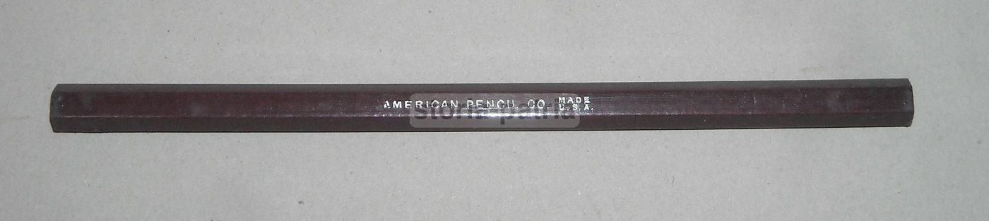 Matita Pubblicitaria Vintage American Pencil Rosso Blu Anni '40 '60