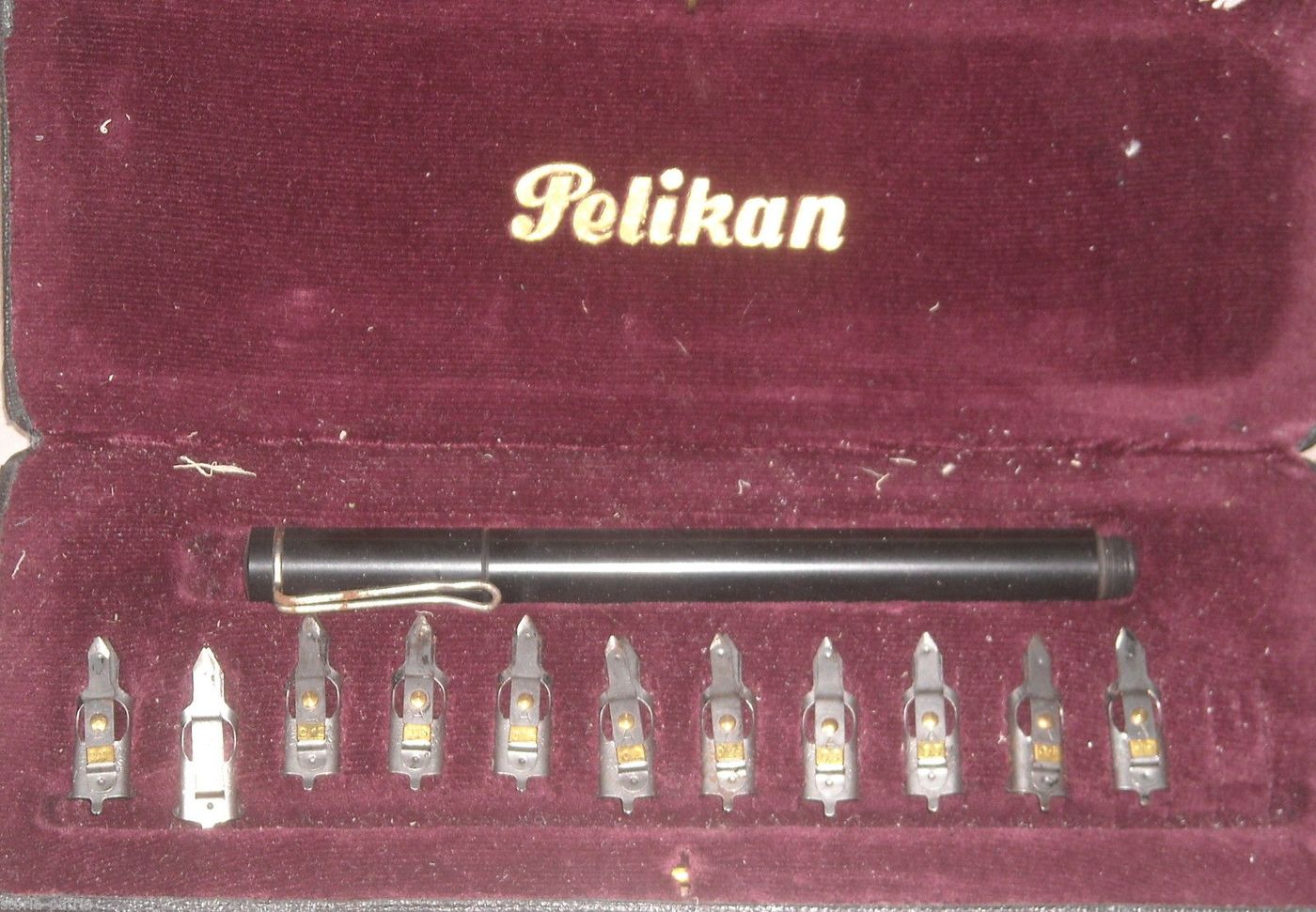Astuccio Pelikan Graphos Penna Stilografica China Vintage Anni '50