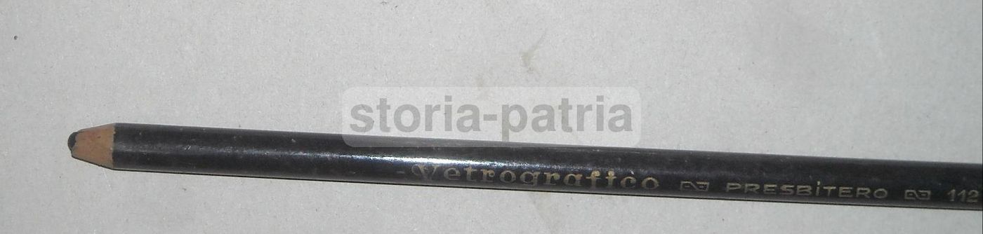 Matita Vetrografica Presbitero Vintage Pubblicità Anni 1940 1960