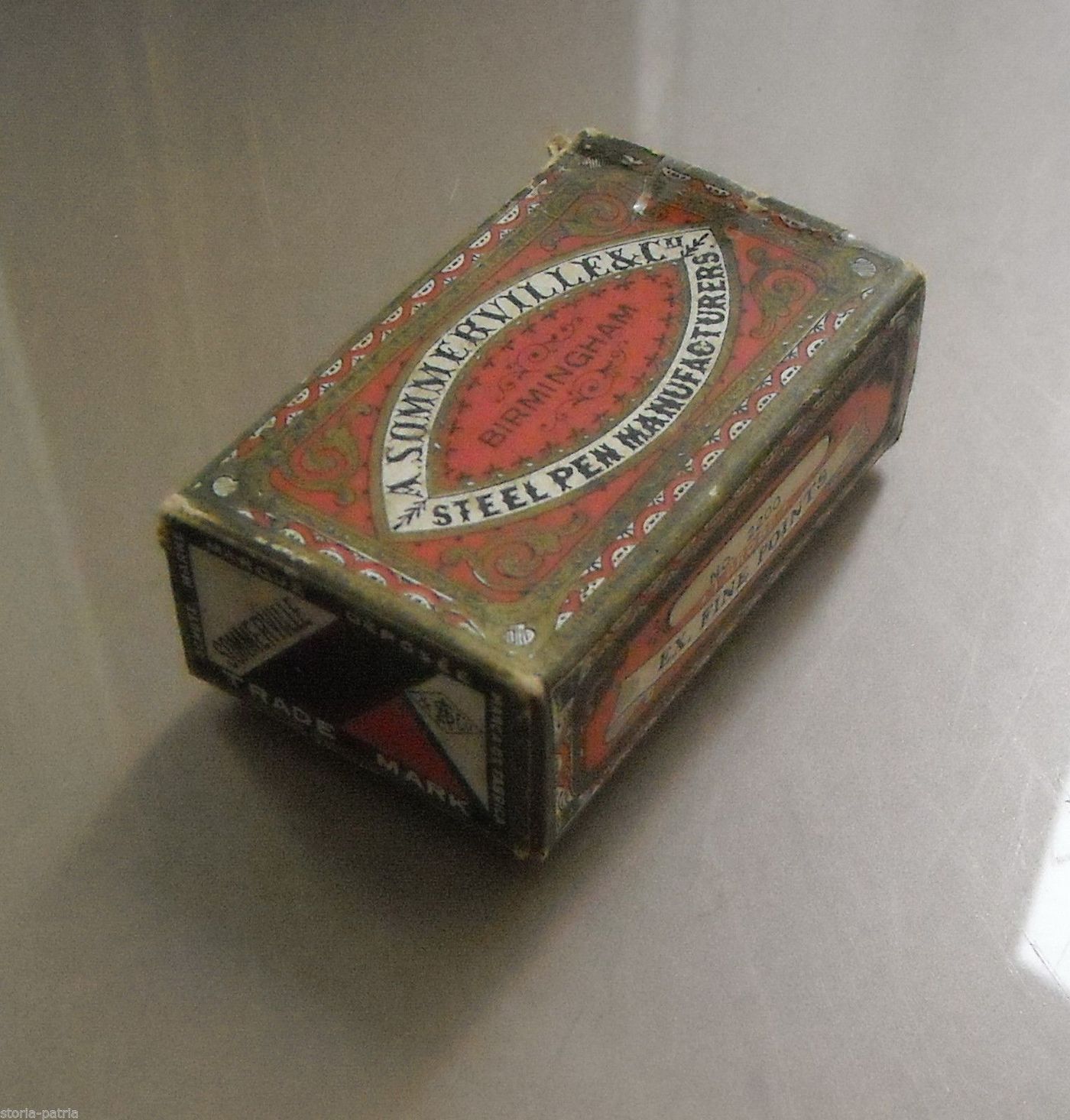 Scatola Per Pennini A. Sommerville & C. Birmingham