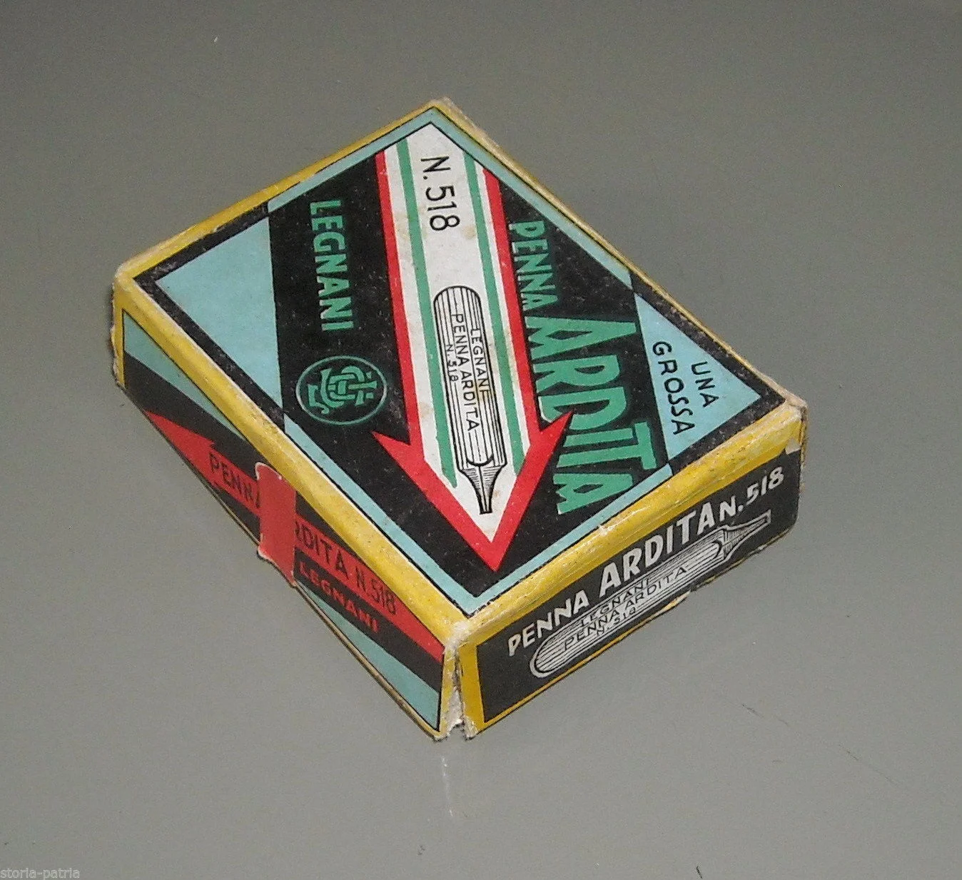 Legnani Penna Ardita Nibs Advertising Box, 1920s-1930s