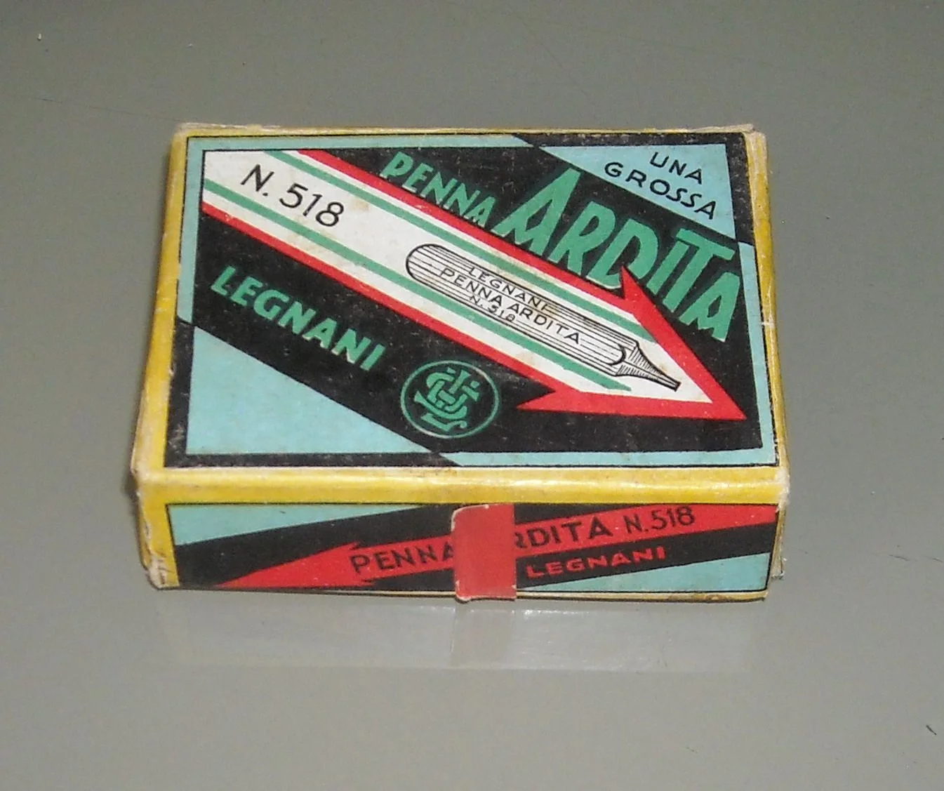 Legnani Penna Ardita Nibs Advertising Box, 1920s-1930s