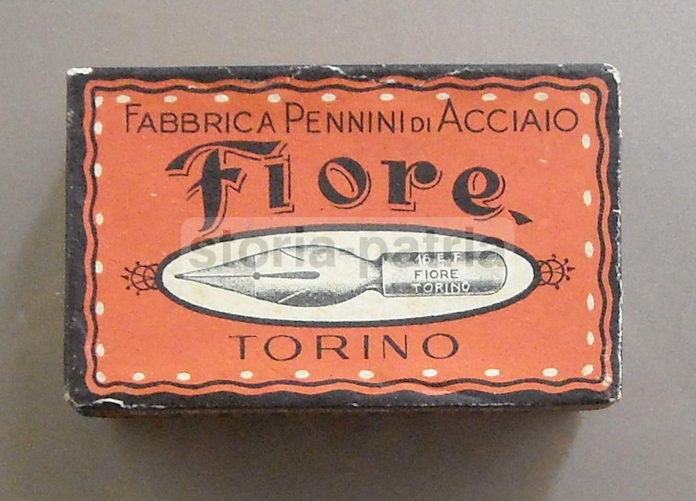 Scatola Pubblicitaria Pennini Fiore Torino Anni '20 '30