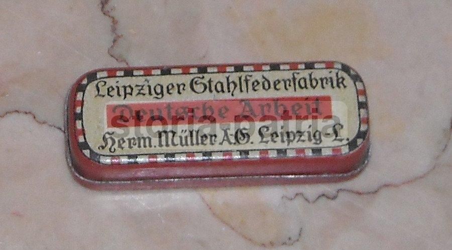 Astuccio Pubblicitario Pennini Herm. Muller Leipzig Anni '20 '30