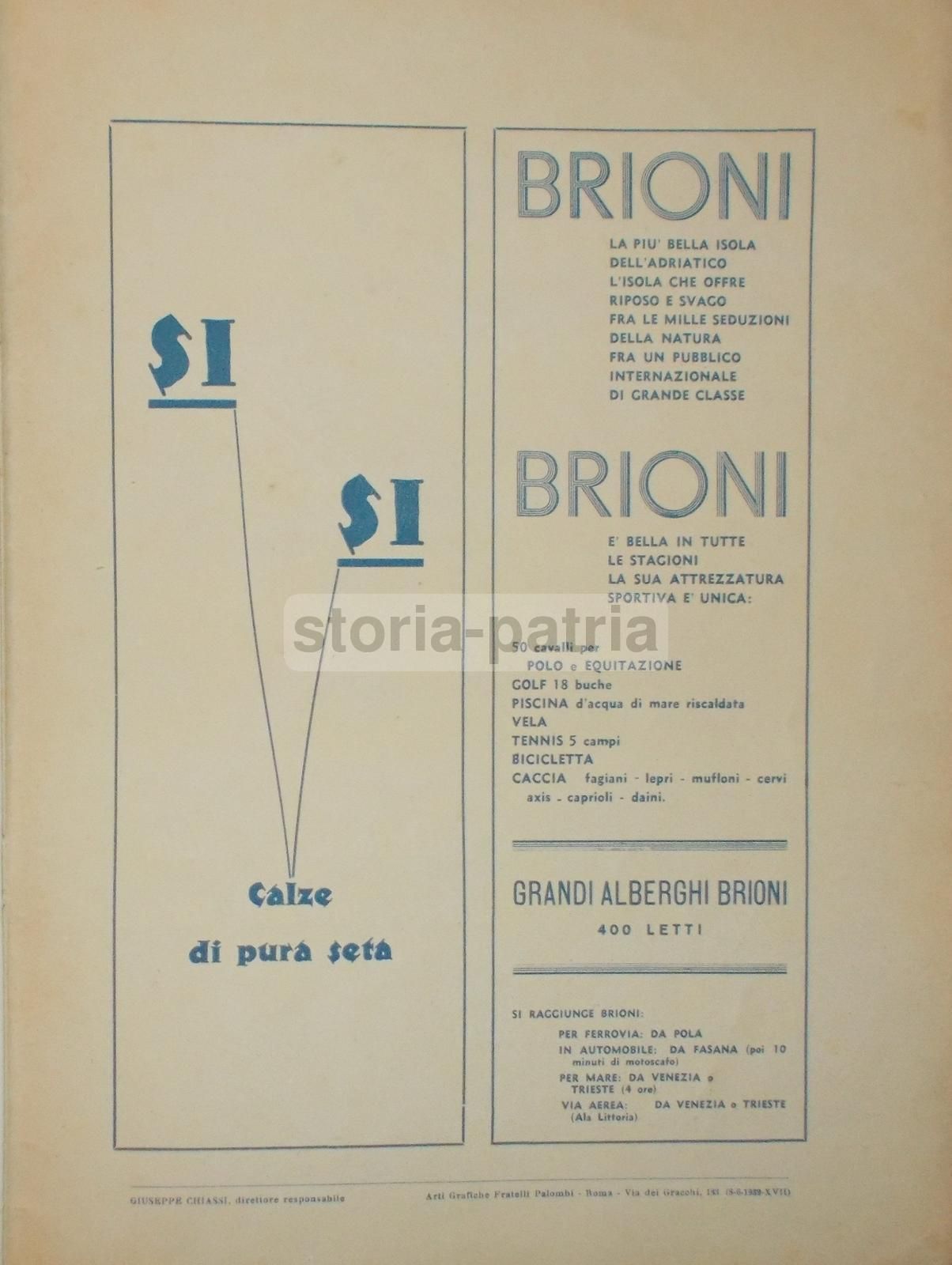 Pubblicità Aurora Penna Stilografica 1939