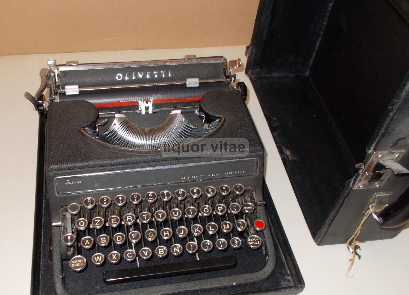 Macchina Da Scrivere Olivetti Studio 42 Originale Anni '40