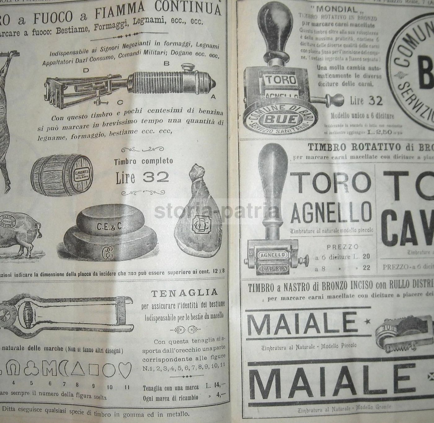 Catalogo Rigoli & Fraschini 1909: Timbri, Inchiostri E Cancelleria