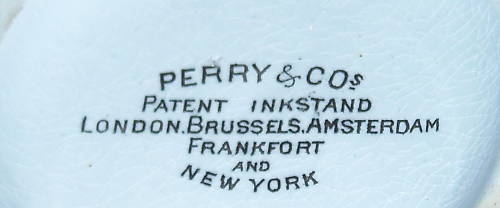 Calamaio Antico Perry & Co. Ceramica Celeste Primo '900