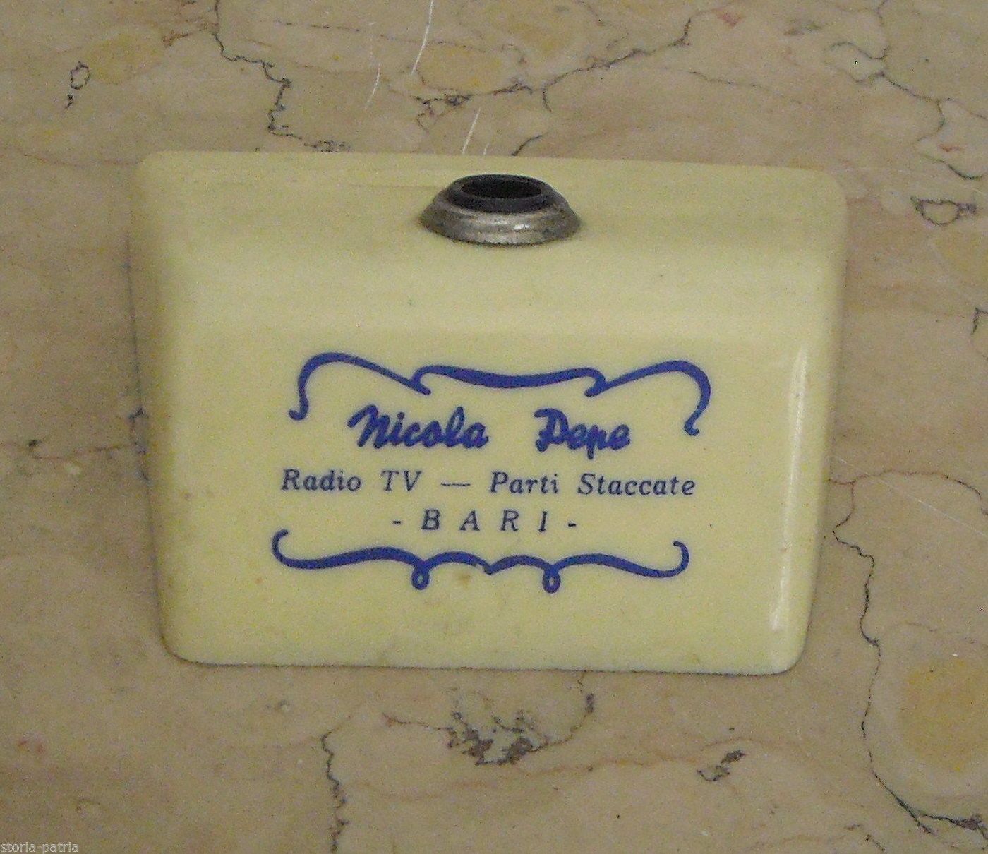 Porta Penne Pubblicitario Ditta Pepe Radio TV Bari Anni '60