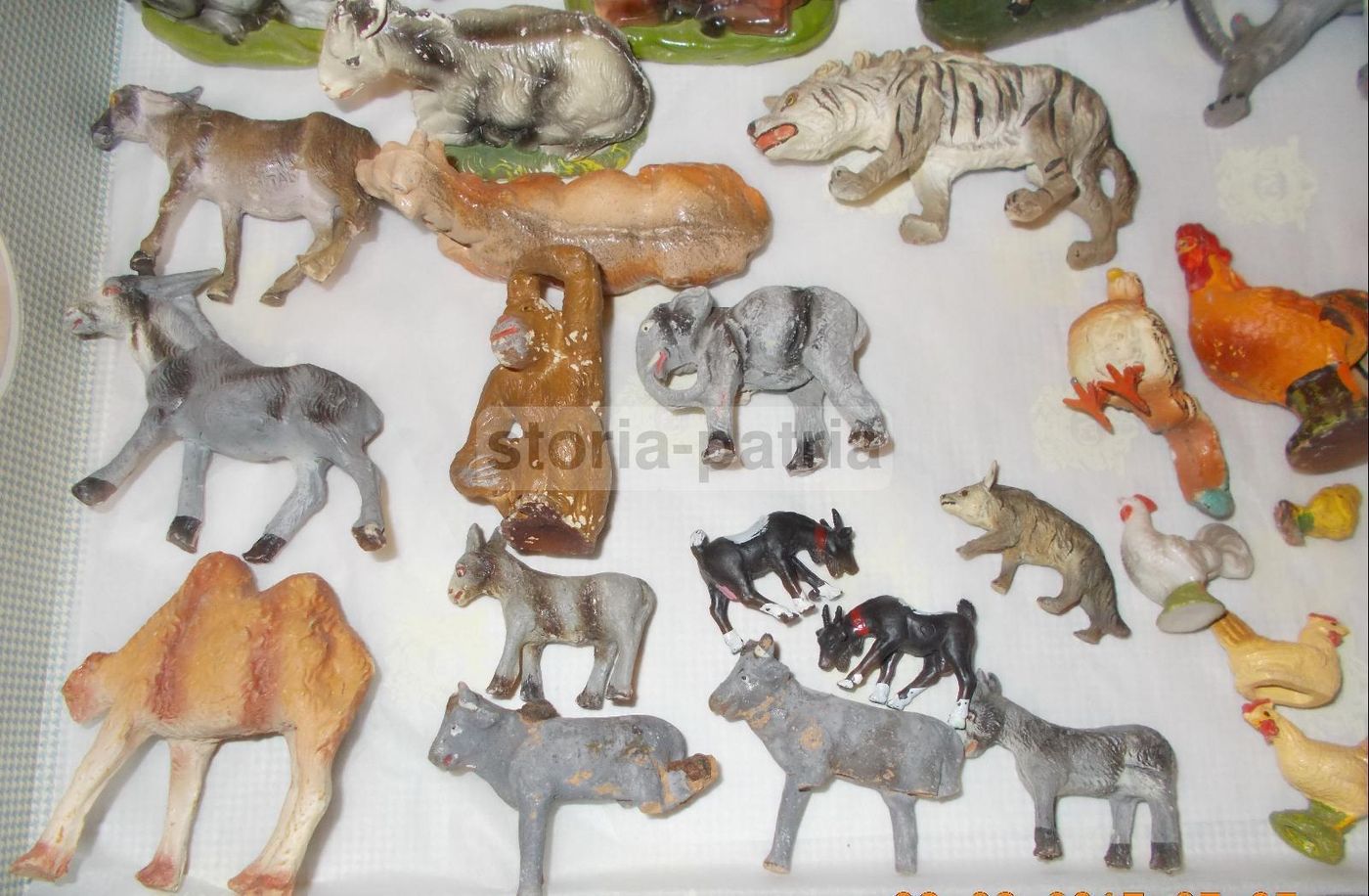 Statuine Animali Da Presepe Vintage Anni '20 '50 Artigianato