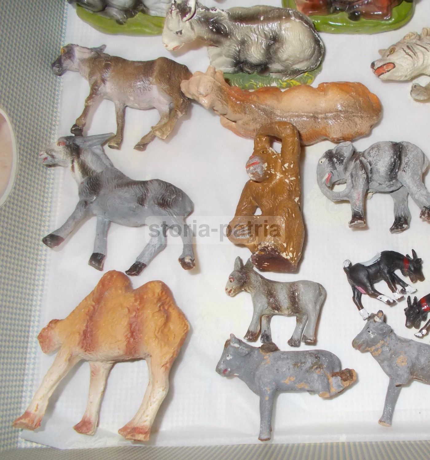 Statuine Animali Da Presepe Vintage Anni '20 '50 Artigianato