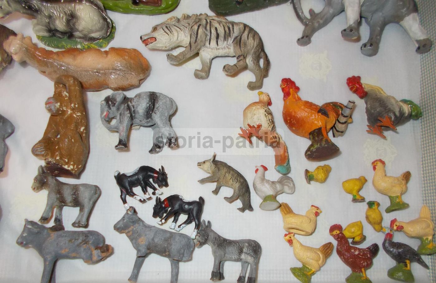 Statuine Animali Da Presepe Vintage Anni '20 '50 Artigianato