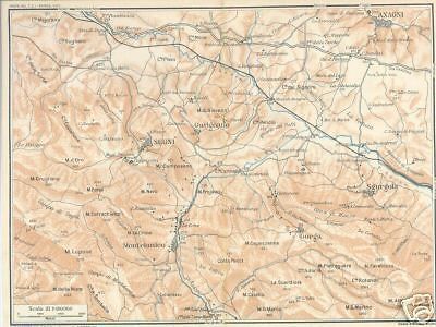 Mappa Antica Di Segni, Anagni, Sgurgola E Gavignano (Lazio)