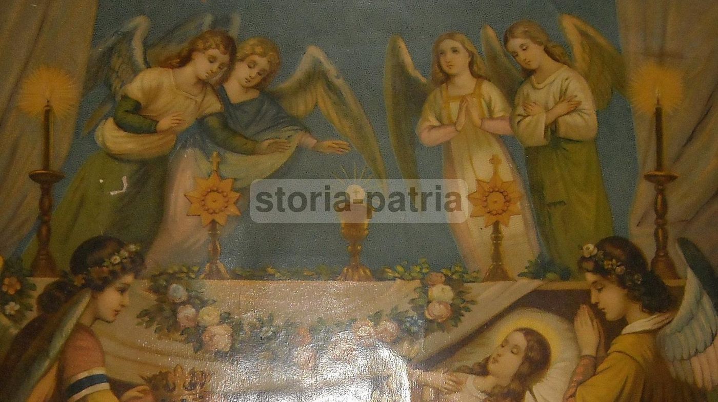 Sepolcro Della Vergine, Cromolitografia Antica, Inizio '900, Attribuita A Morgari