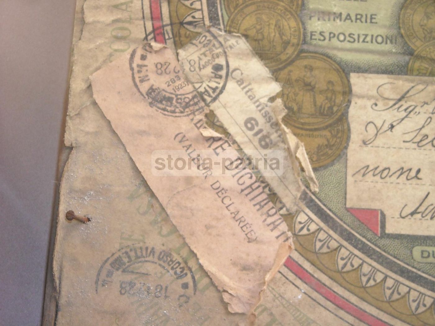 Pubblicità Antica Infantolino Caltanisetta, Torrone E Cioccolato, 1920