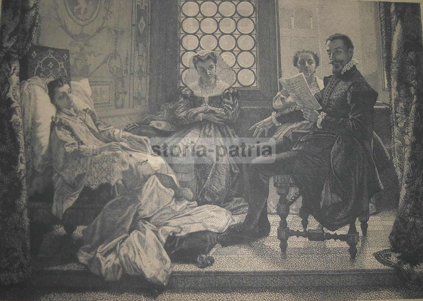 Incisione Antica Tasso Di Bartolo Da Morelli, Napoli 1865