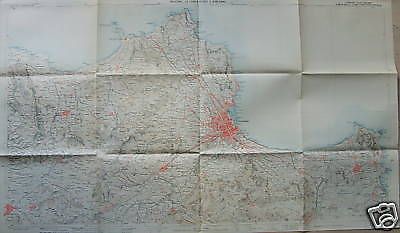 Mappa Storica Palermo, Conca d'Oro E Bagheria   TCI, 1900
