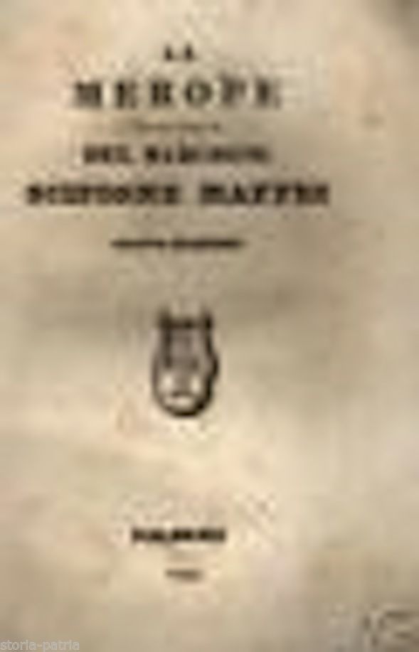 La Merope Di Scipione Maffei, Edizione Palermo 1836, Rara Siciliana
