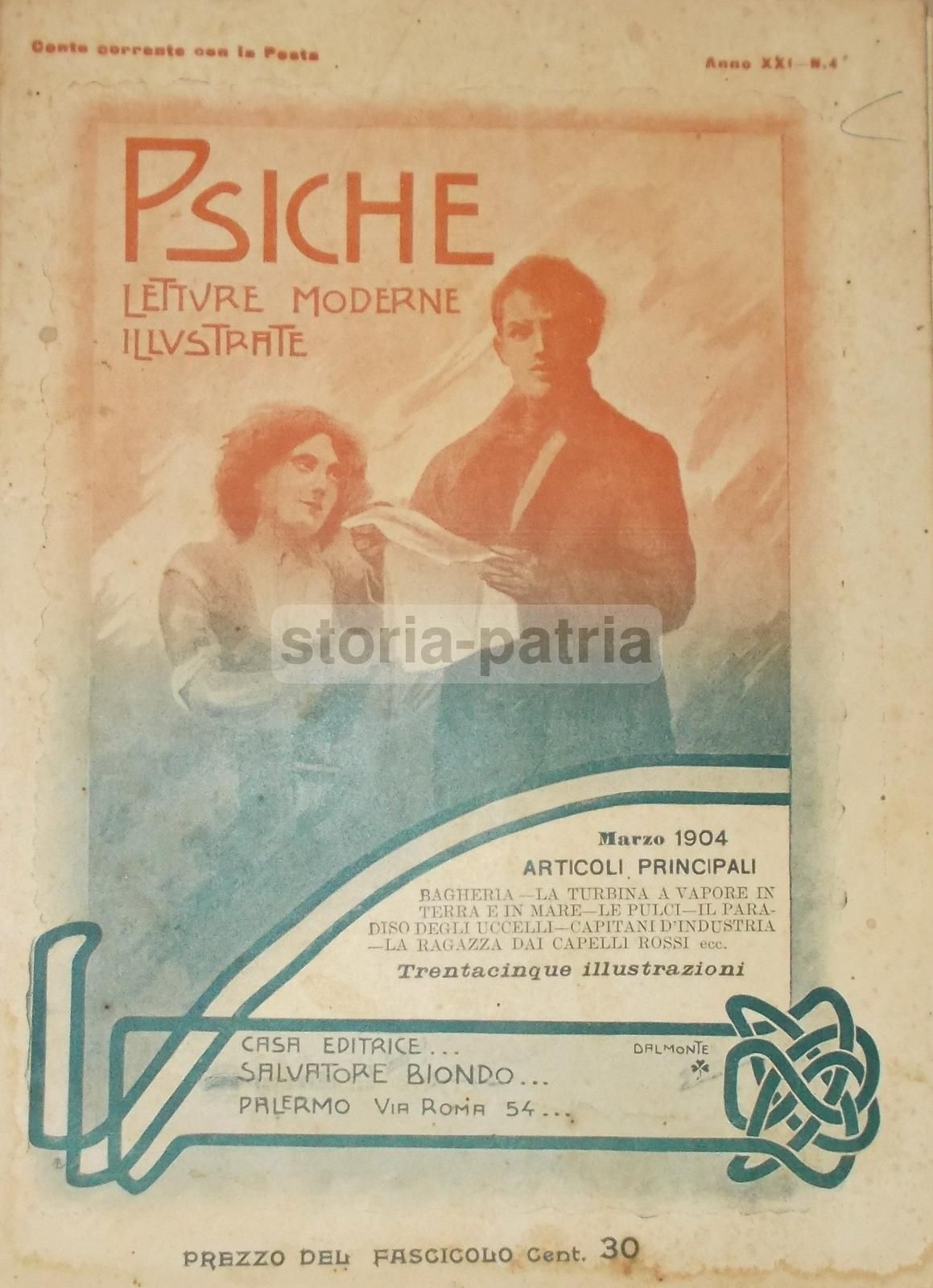 Psiche: Rivista Culturale Siciliana, 1904. Bagheria, Scienze, Moda