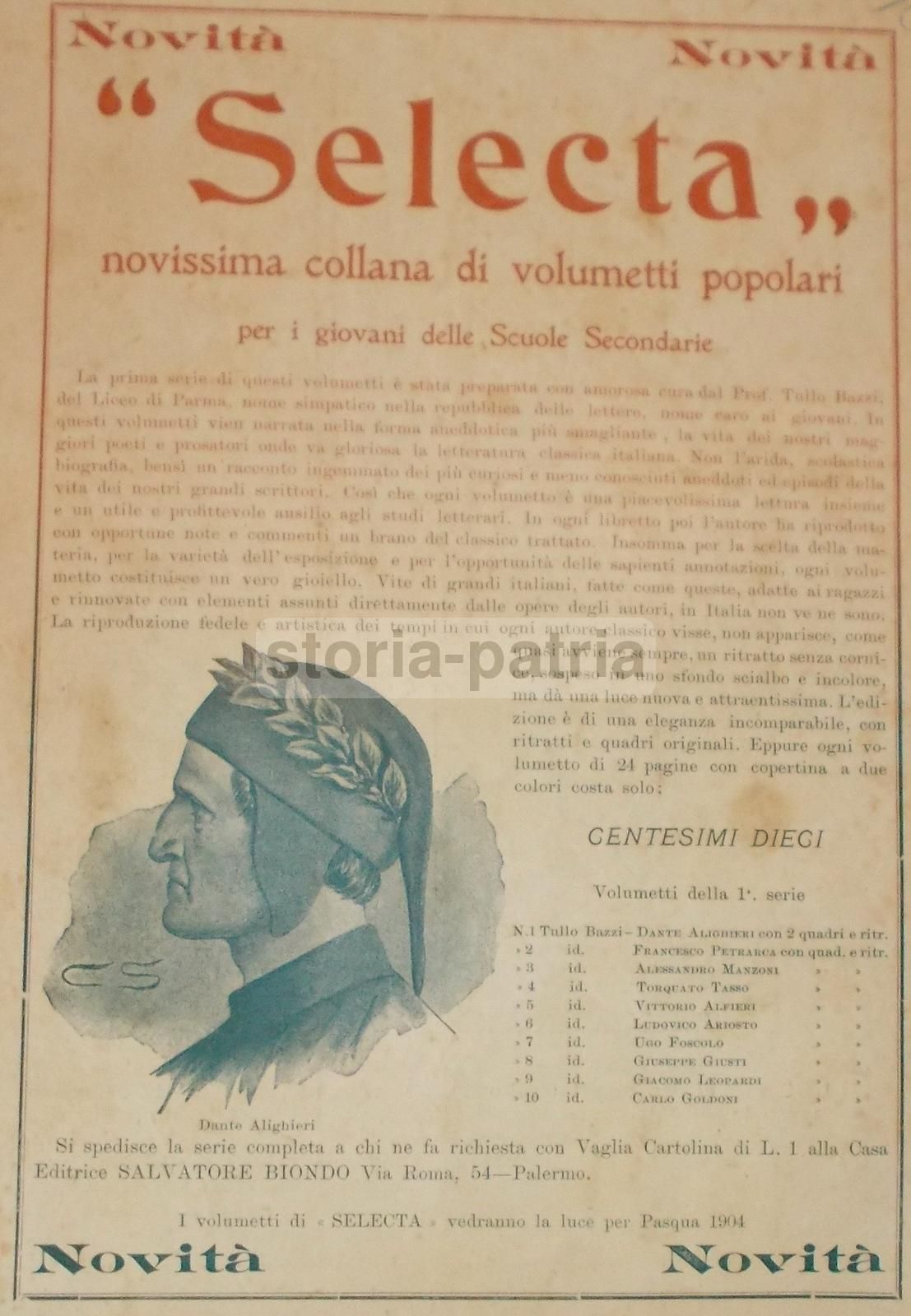Psiche: Rivista Culturale Siciliana, 1904. Bagheria, Scienze, Moda