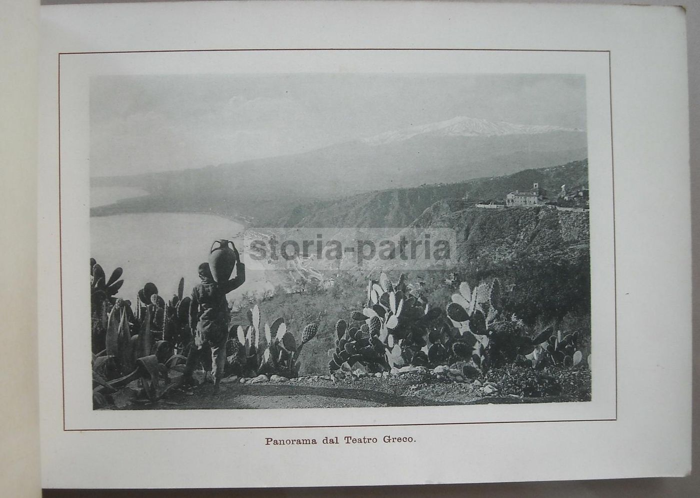 Ricordo Di Taormina Album Fotografico Antico Teatro Greco Etna