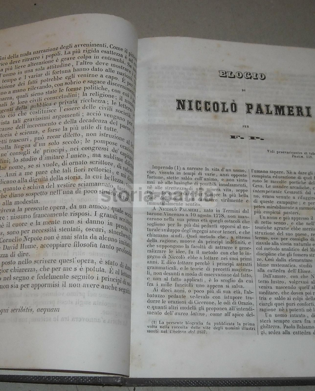 Storia Di Sicilia Di Nicolò Palmieri (1868)