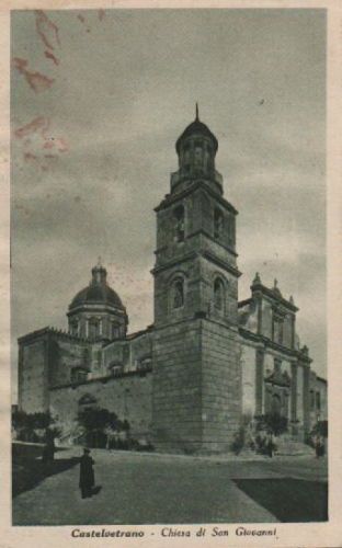 Cartolina Chiesa Di San Giovanni, Castelvetrano (Trapani). Anni '30
