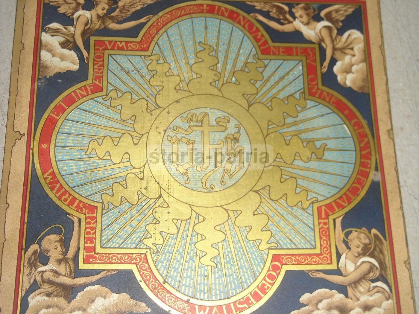 Latta Cromolitografica San Bernardino Siena Opera Panis Pio XI