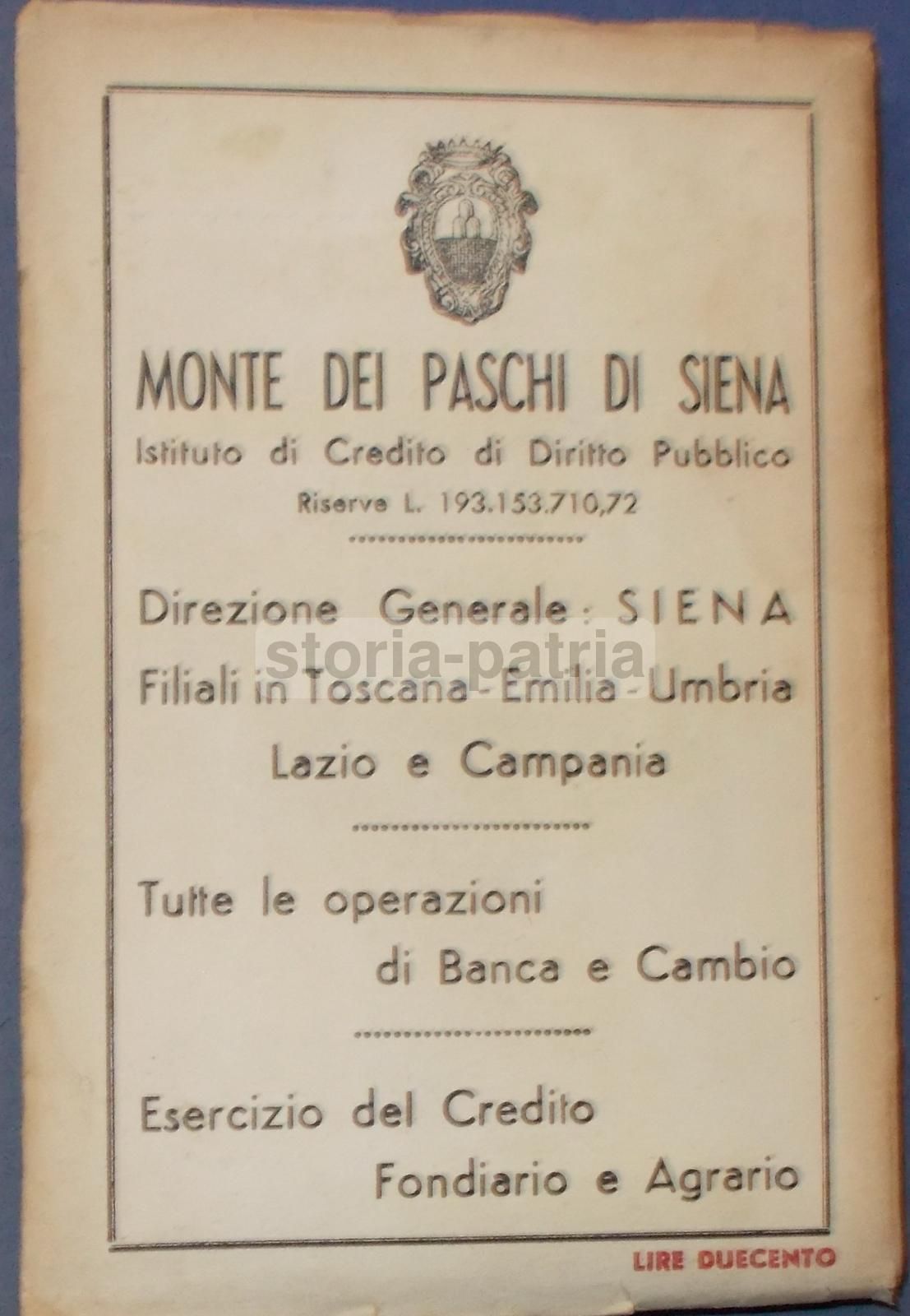 Almanacco Senese 1947: Storia, Economia E Arte Di Siena (Aldo Lusini)