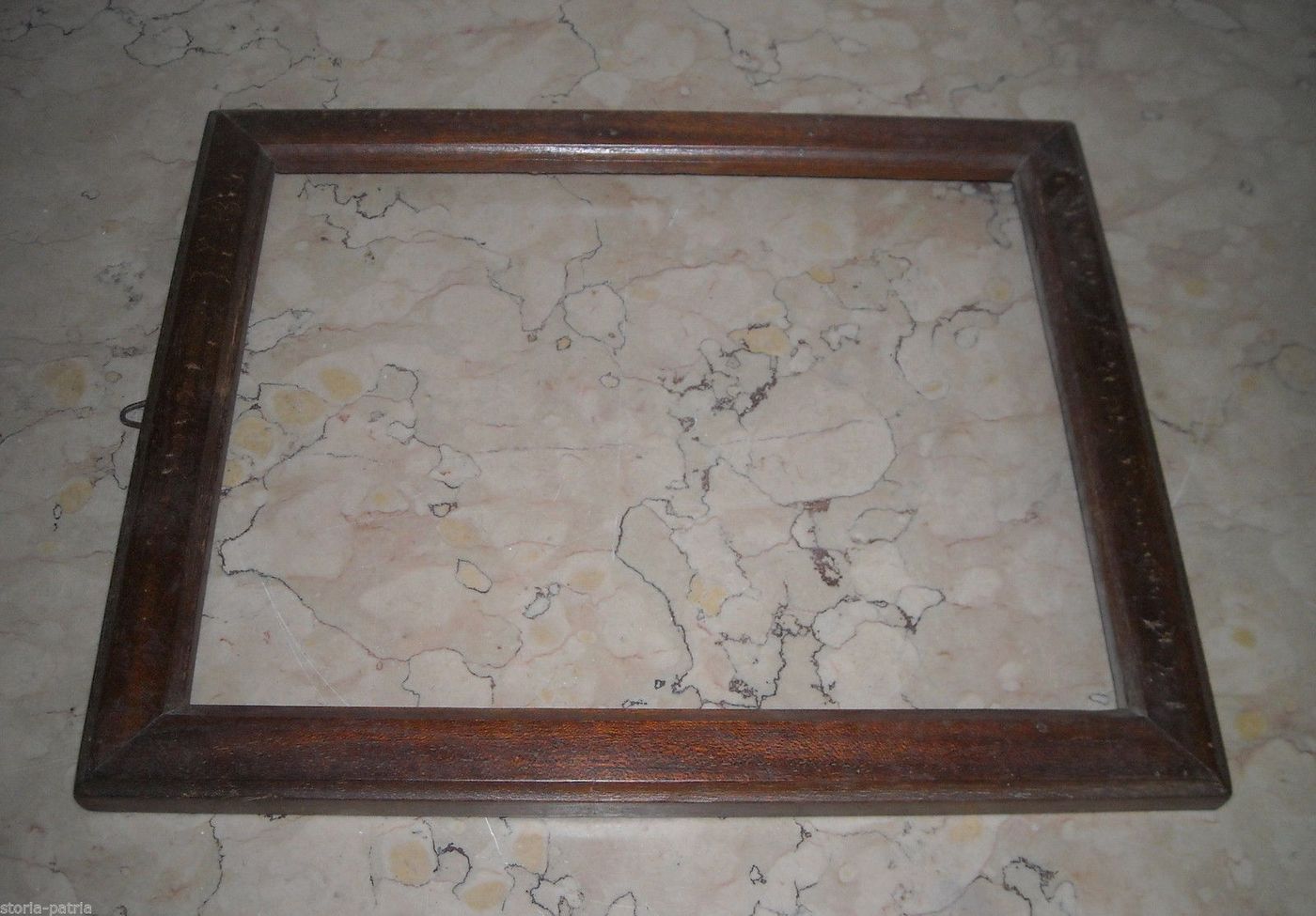 Cornice Antica In Legno Massello, Prima Metà '800 (34x28 Cm)