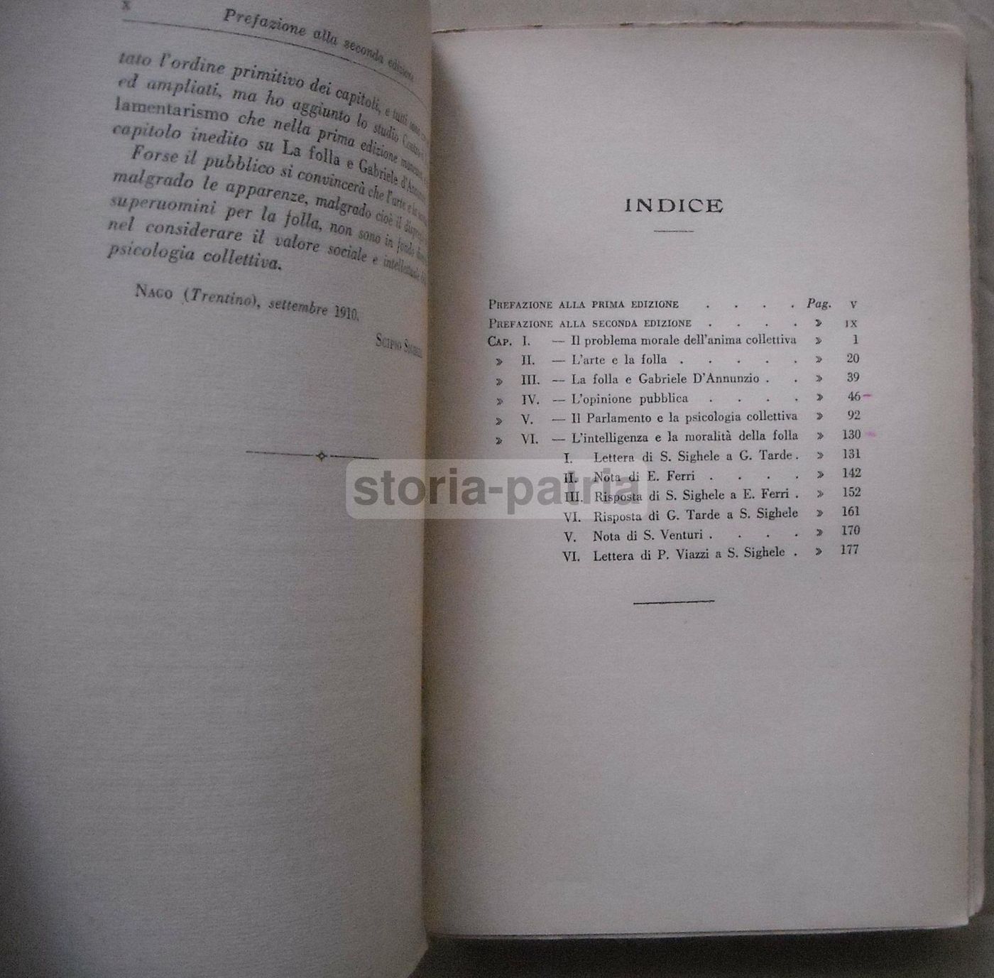 L'Intelligenza Della Folla, Scipio Sighele, Bocca, Torino, 1931