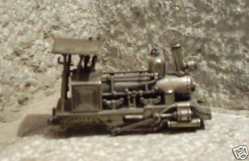 Miniatura Locomotiva Antica Unoaerre Argento Da Collezione