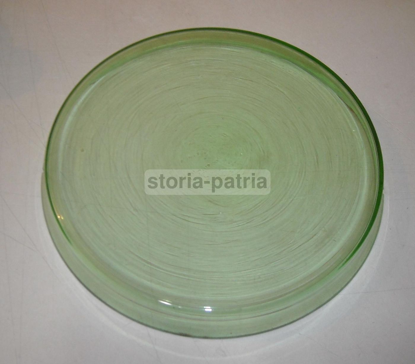 Servizio Da Liquore In Vetro Verde Anni '30 Murano Con Vassoio
