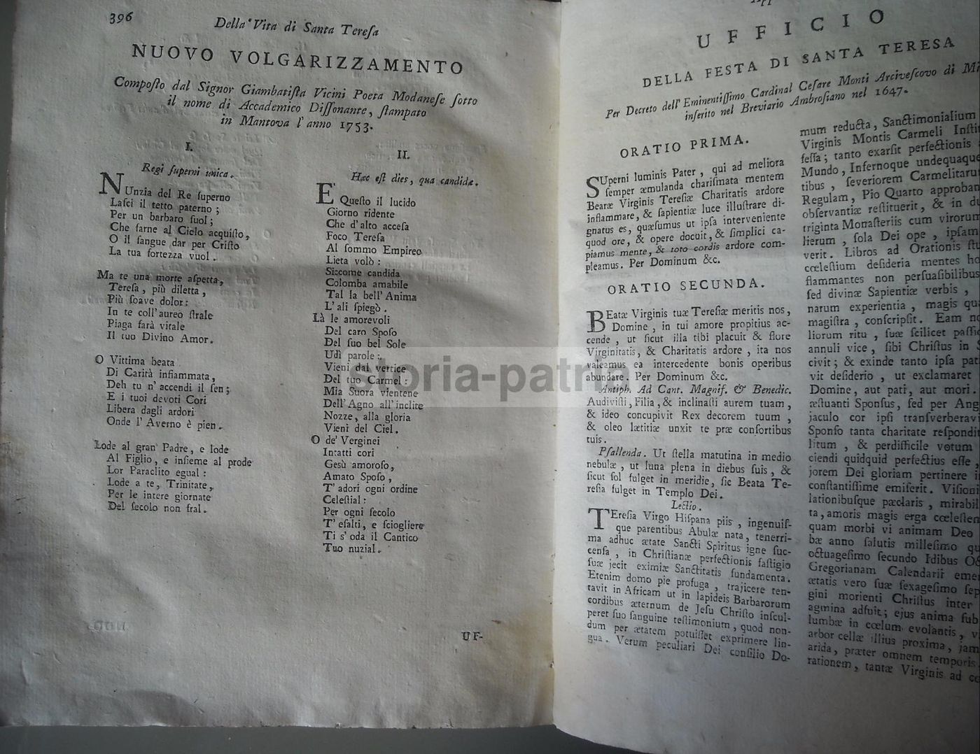 Vita Di Santa Teresa Di Gesù, Venezia 1789, Federico Di S. Antonio