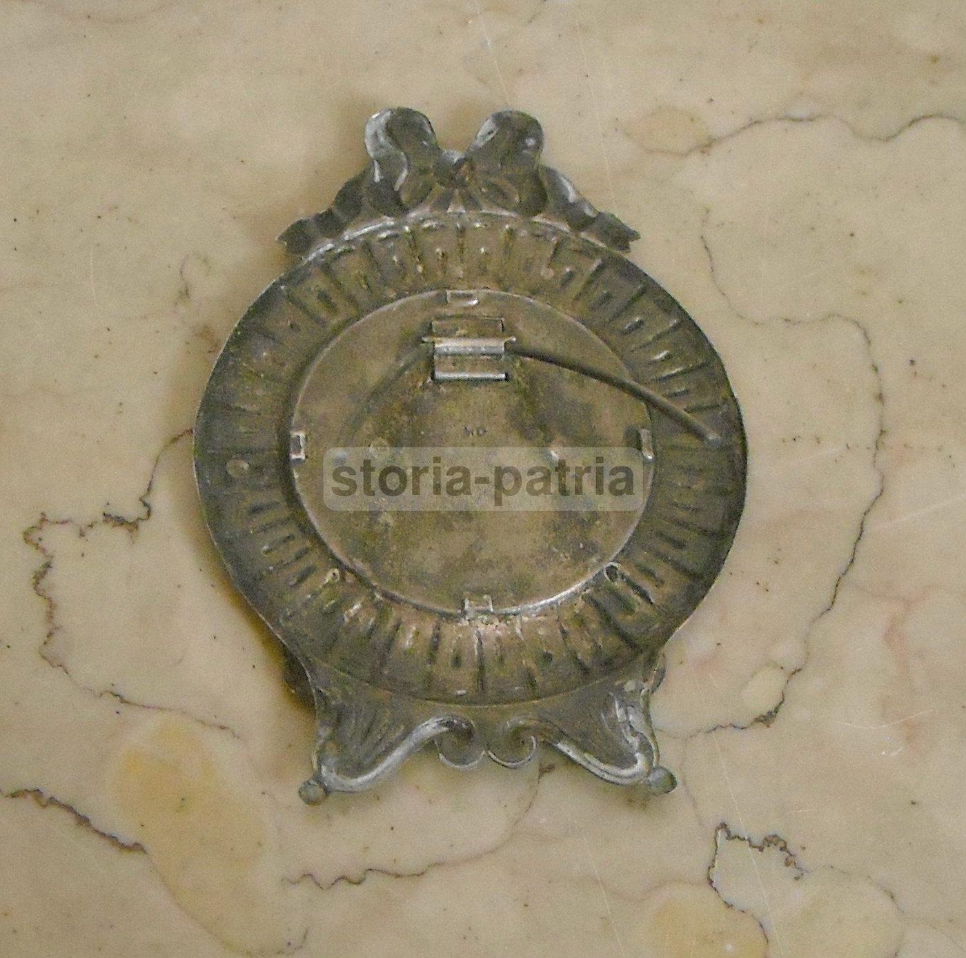 Miniatura Devozionale Antica Siviglia, Metallo Argentato, Fine XIX   Inizio XX Secolo