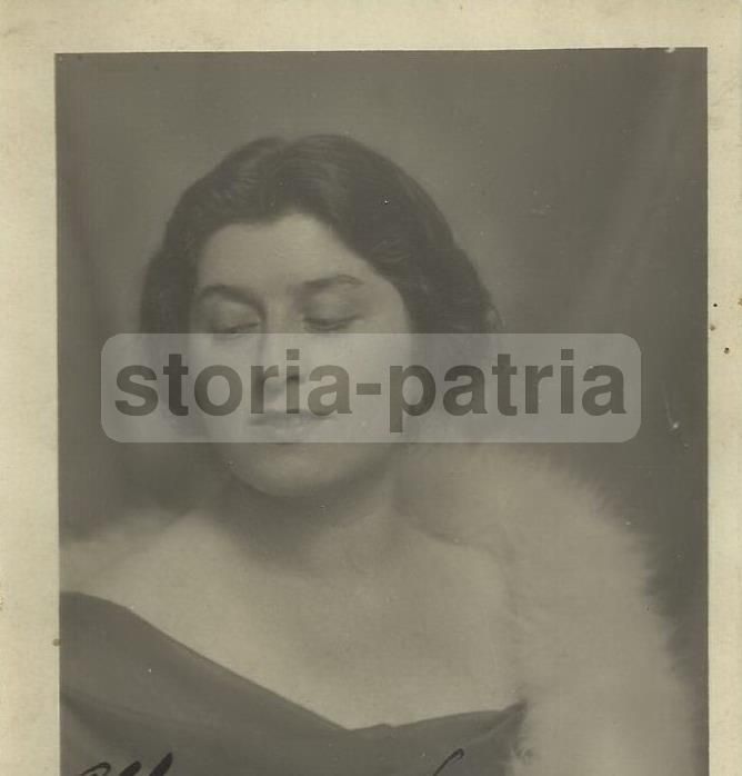 Fotografia Autografata Ghita Lenart Vago 1924 Puglia Originale