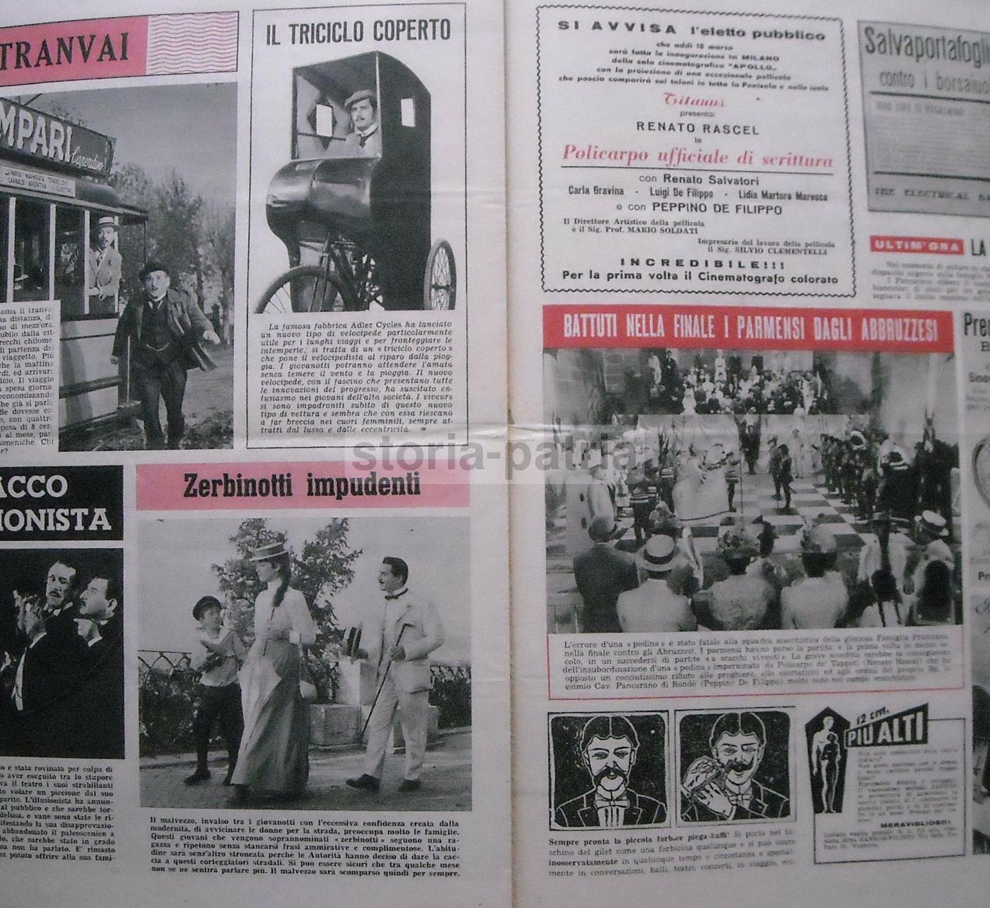 La Domenica Di Policarpo: Ufficiale Di Scrittura   Giornale Satirico Cinematografico (1959)