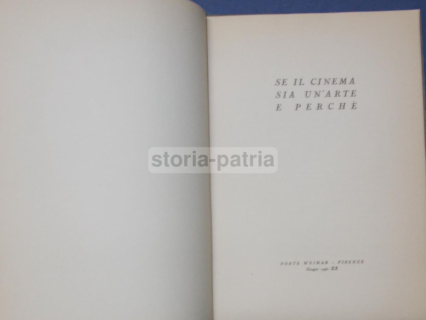 Se Il Cinema Sia Un'Arte, 1942. GIL Benevento, Méliès, Chiarini