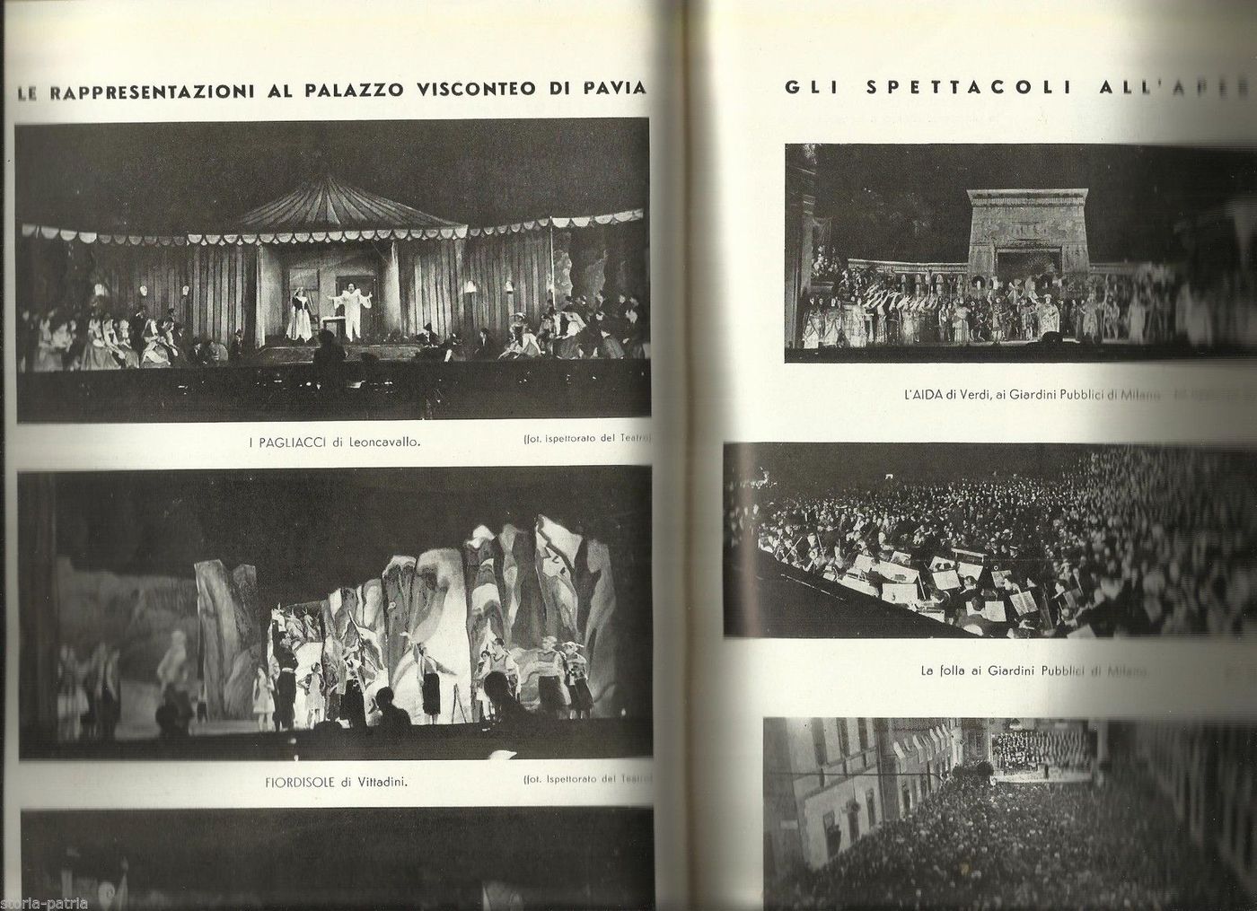 Rivista Theatrica 1936 Teatro Cinema Spettacolo Milano Pavia
