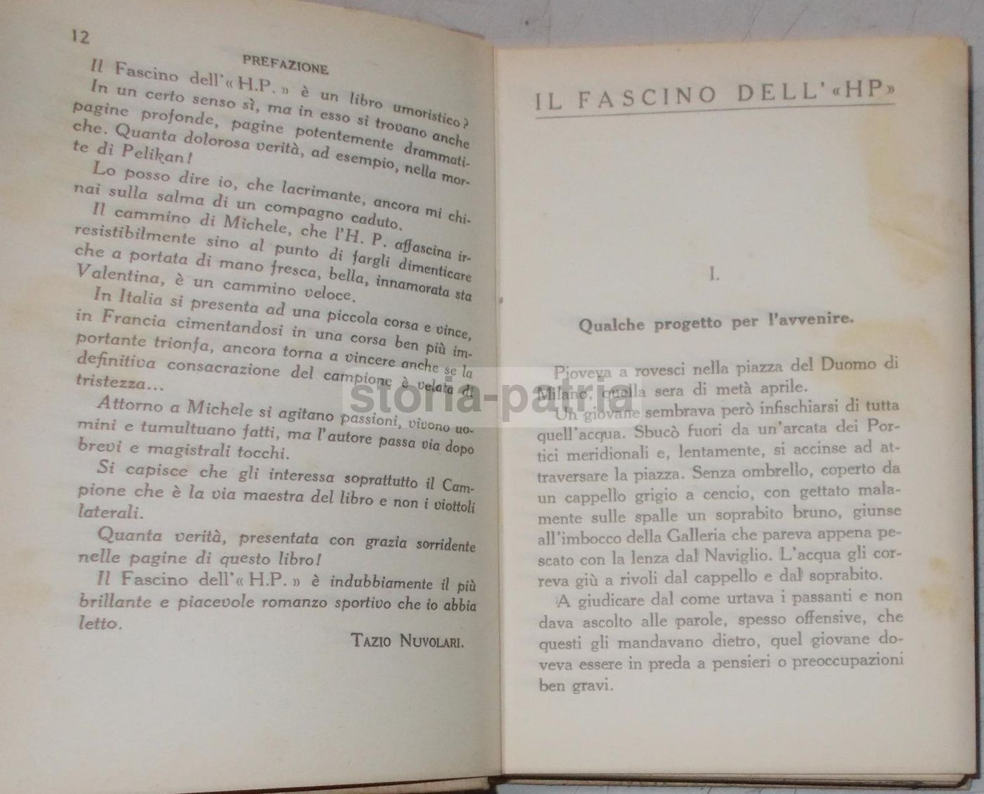 Il Fascino Dell'HP: Romanzo Sportivo Di Carlo Brighenti, 1933. Prefazione Di Tazio Nuvolari.
