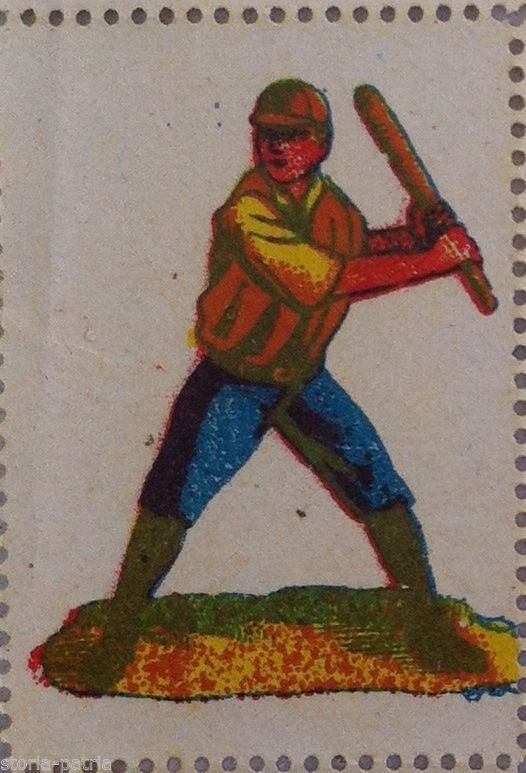 Figurine Baseball Cromolitografiche Anni '20 Collezione 12 Pezzi