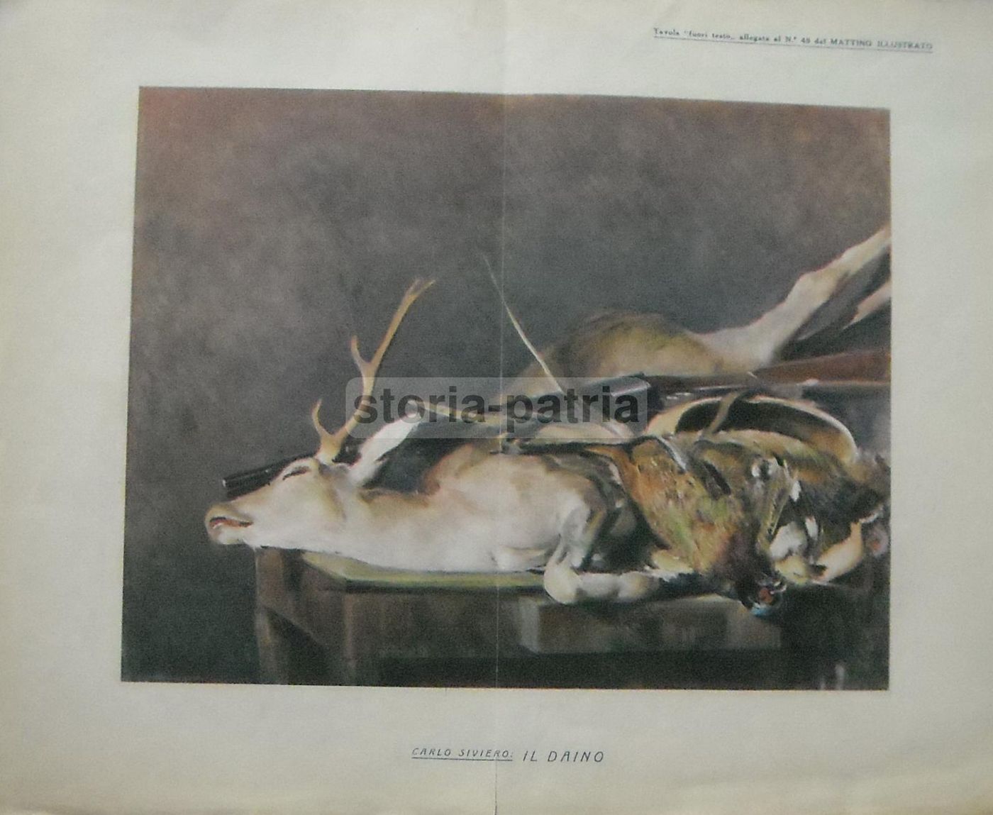 Stampa Carlo Siviero "Il Daino", 1935, Napoli
