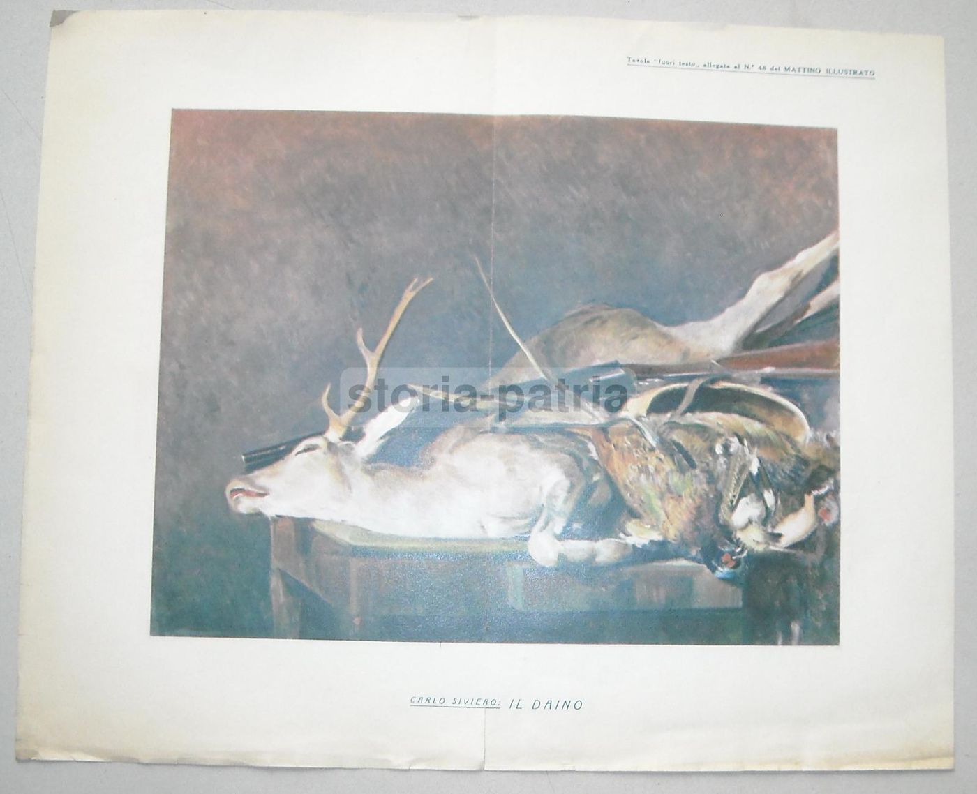 Stampa Carlo Siviero "Il Daino", 1935, Napoli