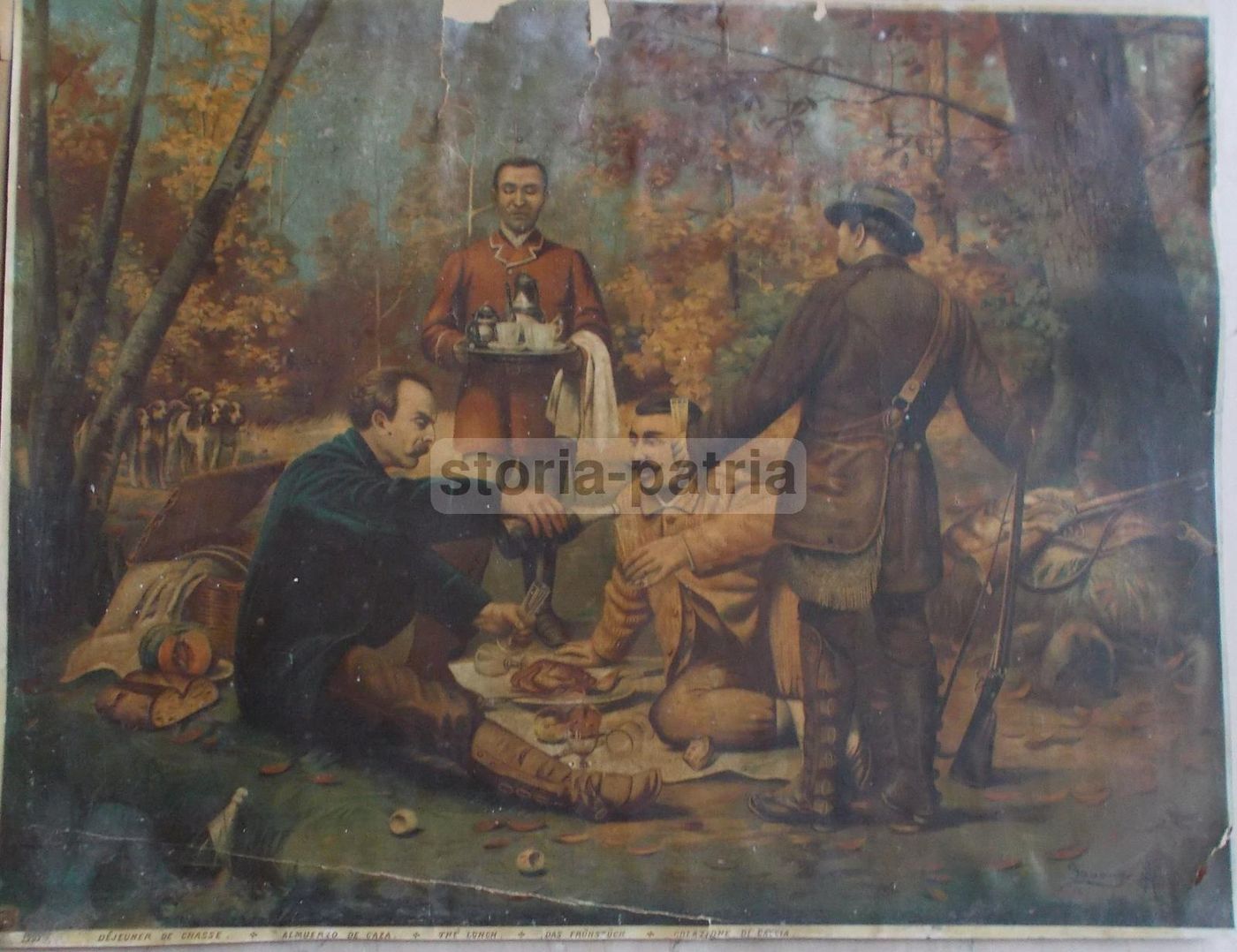 Coppia Di Stampe Antiche Sulla Caccia Ispirate Ad A. Sauvage