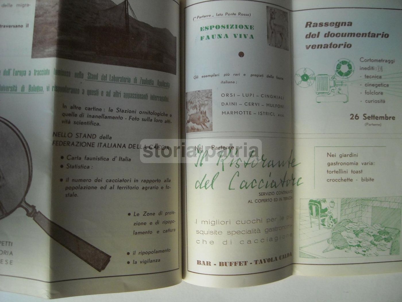 Programma Mostra Caccia Firenze 1960 Con Mappa Espositori