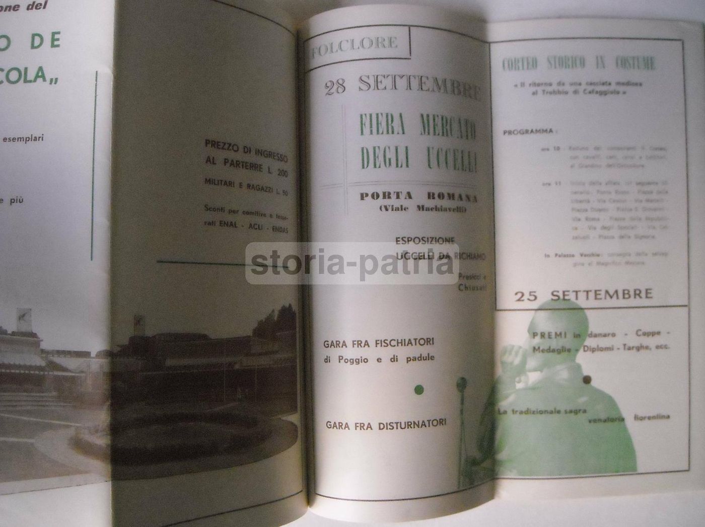 Programma Mostra Caccia Firenze 1960 Con Mappa Espositori
