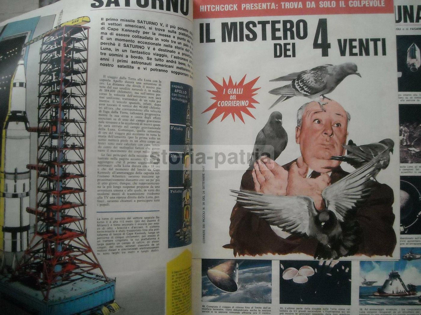 Corriere Dei Piccoli, 24 Settembre 1967: Figurine Inter Juventus E Missioni Spaziali
