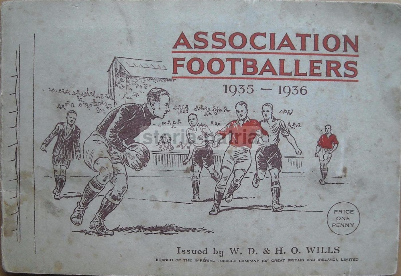 Album Figurine Calciatori Inglesi 1935 1936 Wills Cigarettes