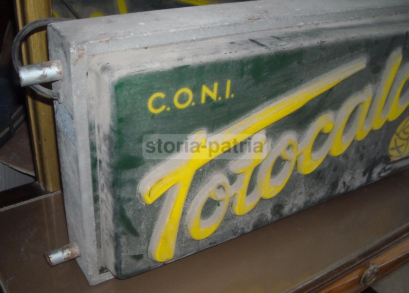 Insegna Luminosa Totocalcio Vintage Anni '60 '70